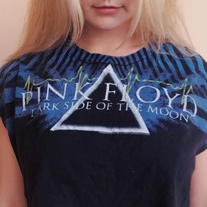 DARK SIDE OF THE MOON ✨ crop top shirt